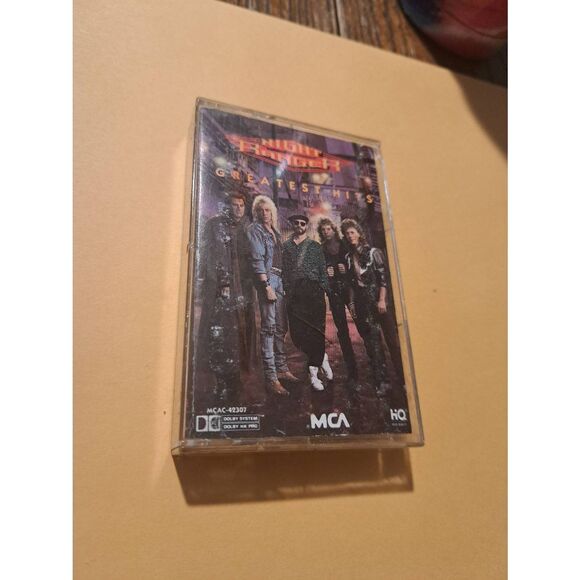 Vintage Night Ranger Greatest Hits Cassette Tape MCA Camel Records 80s Rock - Picture 1 of 3